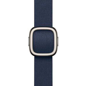 38mm Apple Watch Deep Blue Modern Buckle Leather Magnetic Closure Band